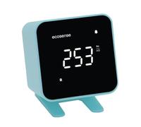 Ecosense EB100 EcoBlu, Detector de radón doméstico, captura y visualización de resultados cada 10 minutos, monitoreo continuo a corto y largo plazo, fácil de usar