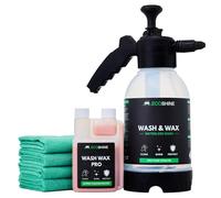Ecoshine Kit de lavado de coche sin agua | Cera de lavado y spray para más de 100 autos | Kit de limpieza todo en uno con pulverizador de lavado de coche y jabón concentrado para lavado de autos |