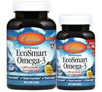 EcoSmart Omega-3, 1000mg Limón Natural - 90 + 30 cápsulas blandas