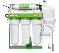 Ecosoft Pure Balance con bomba y bastidor | descalcificador doméstico para agua dura | control inteligente | ahorro de sal y agua | ideal para viviendas unifamiliares