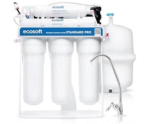 Ecosoft Standard PRO Filtro de Ósmosis Inversa, Sin Bomba, Solución Compacta de Purificación de Agua