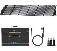 Ecosonique 100W Cargador Solar Portátil Plegable, Carga Rápida con USB-C PD3.0, USB-A QC3.0, CC 20 V, Ligero con Soporte para Camping, Estación de Energía, Generadores Solares, Teléfonos Móviles
