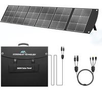 Ecosonique 300W Panel Solar Portátil 40 V MC4 para La Mayoría de Las Centrales Eléctricas. Solar Plegable Ligera con Soportes Múltiples Salidas para Generadores Solares Camping y Uso en Exteriores