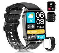 ECOSOON Smartwatch Hombre Mujer con Llamadas,Reloj Inteligente Impermeable IP68 Deportivo conPulsómetro Oxímetro Podometro 110+ Modos Deportivos Monitor de Sueño WhatsappNotificación para Android iOS