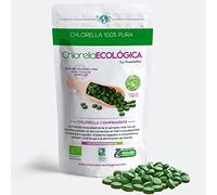 Ecospirulina - Chlorella Ecológica de Pared Celular Rota - 200 comprimidos - Libre de Metales Pesados - Dieta DETOX - Vegano - Certificación Eco
