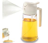 ecospray plus aceite,2 In 1 Glass Oil Sprayer & Dispenser,Glass Bottle Olive Oil Spray Sprayer for Cooking,Cooking Oil Dispenser and Spray Bottle for Kitchen,Leakproof Oil Container Vinegar Sprayer