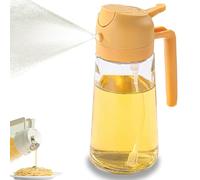ecospray plus aceite,2 In 1 Glass Oil Sprayer & Dispenser,Glass Bottle Olive Oil Spray Sprayer for Cooking,Cooking Oil Dispenser and Spray Bottle for Kitchen,Leakproof Oil Container Vinegar Sprayer