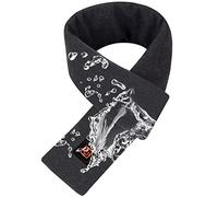 Ecoticfate Bufanda de calefacción | Bufanda de calefacción eléctrica para cuello Bufanda inteligente de calefacción de carga USB para mujeres y hombres con configuraciones de 3 temperaturas (sin