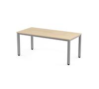 Mesa De Oficina Rocada Executive 2002Ad01 Aluminio /Haya 160X80 Cm