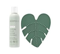 EcoTools Almohadilla de limpieza para brochas de maquillaje + paquete de champú de limpieza profunda, alfombrilla limpiadora de brochas y limpiador de brochas de maquillaje para herramientas de