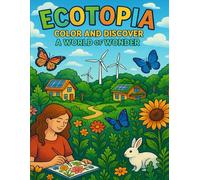 Ecotopia: Color and Discover a World of Wonder: A Nature-Inspired Coloring Book for Relaxation, Creativity, and Eco-Living Joy