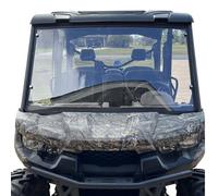 ECOTRIC Parabrisas delantero completo compatible con Can Am Defender HD5 HD8 HD10 MAX 2016-2023, transparente
