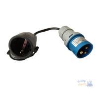 Ecova Adaptador Industrial 2P+T Toma Schuko Ip 44 220/260 V Ip44