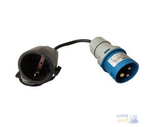 Ecova Adaptador Industrial 2P+T Toma Schuko Ip 44 220/260 V Ip44
