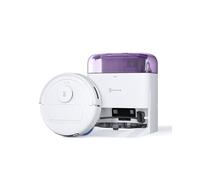 ECOVACS DEEBOT Mini Robot Aspirador y fregasuelos, succión de 9000 Pa, Antienredos ZeroTangle 2.0, TrueMapping 2.0, Secado a 45 ℃, autovaciado, fregado Inteligente, autolimpieza, Violeta