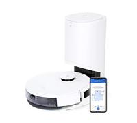 ECOVACS DEEBOT N8 Pro+ Robot Aspirador con estación de Vaciado automático, función de fregado, evitación de obstáculos en 3D, navegación láser dToF, App, Google Home, Alexa