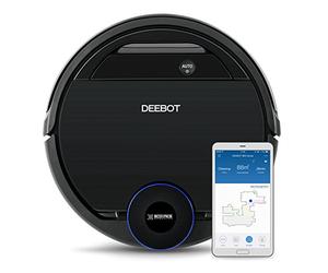 ECOVACS Deebot OZMO 930 - Robot Aspirador 4 en 1: barre, aspira, pasa mopa y friega, mapeo inteligente láser, compatible con Alexa, App, Wifi, reanuda limpieza tras recarga, reporte por voz, alfombras