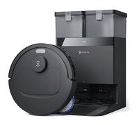 ECOVACS DEEBOT T30C Omni Robot Aspirador y friegasuelos, 20 000 Pa, ZeroTangle 3.0, TruEdge 2.0, TrueMapping 2.0, estación Omni Todo en uno, Sistema de autolimpieza automático, Negro