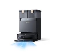 ECOVACS DEEBOT T50 MAX Pro Omni Robot Aspirador con función de Limpieza, 18.500 Pa, ZeroTangle 2.0, Limpieza Profunda para alfombras, Cepillo Lateral Extensible y módulo de Limpieza, Limpieza de Agua