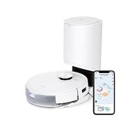 ECOVACS DEEBOT T9+ robot aspirador con función de limpieza y estación de aspiración y autovaciado (3000 PA, humidificador, navegación láser, detección de objetos en tiempo real con KI, aplicación 3D)