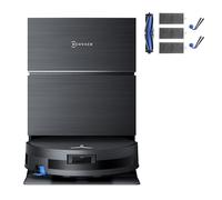 ECOVACS DEEBOT X11 Pro Omni Robot Aspirador con Kit de Accesorios Blast Potencia 19500Pa, OZMO Roller 2.0, PowerBoost Ultra-Rápido, Ascenso Máximo de 4 cm, ZeroTangle 3.0, TruEdge 3.0, Estación Omni