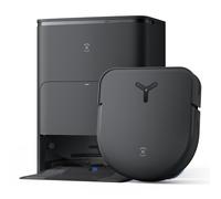 ECOVACS Robot Aspirador Lavador DEEBOT X5 Omni, Aspirador Robot con estación, 12800Pa, ZeroTangle, Limpieza húmeda adaptativa TruEdge, Lavado con Agua Caliente a 70 °C, elevación de Las Almohadillas