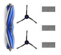 ECOVACS Kit de repuesto estándar para robot aspirador Deebot X5 OMNI/X5 PRO OMNI, 1 cepillo principal antienredos, 2 cepillos laterales, 3 filtros antibacterianos, accesorios originales