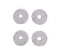 ECOVACS Mopas Lavables, para DEEBOT X1 OMNI/X1e OMNI/X2 OMNI/X2 COMBO/X1 TURBO/T10 TURBO/ T20 OMNI, 4 piezas/caja, accesorio original