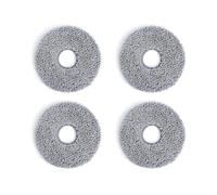 ECOVACS - Paños de Limpieza Lavables y Reutilizables para Robot Aspirador DEEBOT T30 Pro Omni / T30 Omni - Juego de 2 Piezas - Madera - Húmedo/Seco