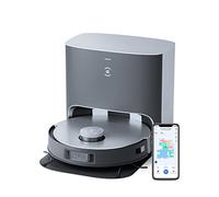 ECOVACS Robot Aspirador DEEBOT X1+ con función de fregado y estación de aspiración (3,2L), potencia aspiración de 5000pa, evitación de obstáculos y mapeo 3D, diseño Jacob Jansen, batería de 5200mAh