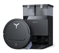 ECOVACS T50 Pro Omni Gen2 Robot Aspirador y fregasuelos, 15000 Pa, adición automática de solución de Limpieza, fregona con Agua Caliente a 75 ℃, Ultrafino de 81 mm, Negro