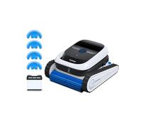 ECOVACS Ultramarine P1 Robot Limpiador de Piscina Care Kit, hasta 180 m² | duración de la batería: 180 min, aspiración UltraPure (Potencia 4.800 GPH) con aplicación, navegación Inteligente SmartNavi