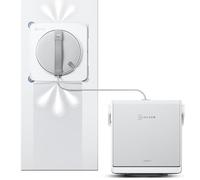 ECOVACS WINBOT W2S Omni Robot limpiacristales con estación, Inteligente de Borde a Borde con TruEdge™, pulverizador de Agua de Triple Boquilla, protección de 12 Niveles, Win-Slam 4.0