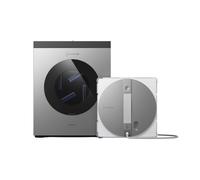 ECOVACS WINBOT W3 OMNI Robot Limpiacristales con Estación Multifunción, Autolavado de Mopa, Limpieza Inteligente de Bordes, Atomizador Triple, Control vía App, Protección de 12 Fases
