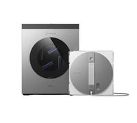 ECOVACS WINBOT W3 OMNI Robot Limpiacristales con Estación Multifunción, Autolavado de Mopa, Limpieza Inteligente de Bordes, Atomizador Triple, Control vía App, Protección de 12 Fases