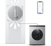 ECOVACS WINBOT W3 Omni Robot limpiador de ventanas con autolimpieza y estación multifuncional, navegación inteligente Win-SLAM 5.0, limpieza inteligente con sistema de triple pulverización, protección