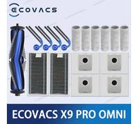 Ecovacs X9PRO OMNI /DEX61-P accesorios Robot aspirador Cepillo Lateral principal paño de mopa filtro HEPA bolsas de polvo repuestos Chocolate