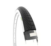 ECOVELO 1 neumático 20 x 1,75 (47-406) para bicicleta Graziella, City Bike | neumático de carretera negro de goma para bicicleta