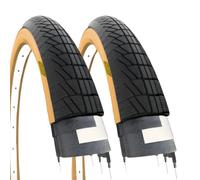 ECOVELO 2 Copertoni 20 x 1.75 (47-406) Pneumatici Bici per Graziella Bicicletta City Bike Nero para