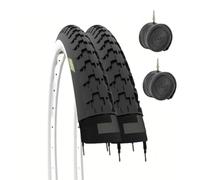 2 Cubiertas 26 X 1 1/2 (40-584) Con Cámaras P & VINTAGE Bicicleta