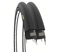 ECOVELO - 2 COPERTONI 700 X 25C, 2 Llantas 700x25 Adulto Unisex, Negro, 700 x 25C -