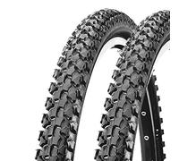 ECOVELO 2 neumáticos 14 x 1 3/8 x 1 5/8 (44-288) neumáticos negros de goma 14 pulgadas para Mountain Bike MTB bicicleta niño