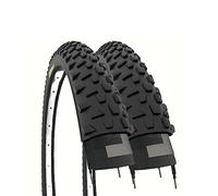 Ecovelò 2 neumáticos 26 x 2,10 2 Cubiertas MTB 26 x 2.10 (54-559), Adultos Unisex, Negro, Talla única
