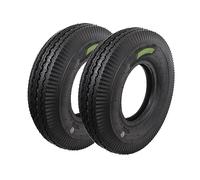ECOVELO 2 neumáticos para remolque de 8 pulgadas 4.00-8 reforzados 6 capas neumáticos para carro remolque de barco