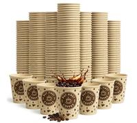 ECOVELO' 200 pezzi Bicchierini caffè in carta 70ml/3oz | Usa e Getta Resistenti Riciclabili monouso piccoli asporto bevande caffè Espresso, Macchiato ideale Tèper Bar, Uffici, Catering, Eventi