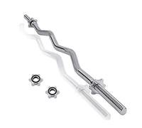 ECOVELO Barra curvada curvada contorneada de 120 cm de diámetro de 25 mm de diámetro, barra de manillar para entrenamiento de bicicletas y tríceps gimnasio