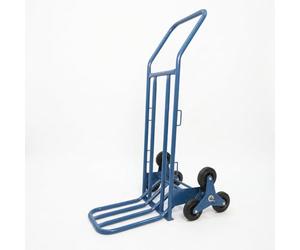 ECOVELO Carrito portaequipajes para escaleras, soporta hasta 150 kg, Elevador de escaleras de 6 Ruedas, Plegable de Acero