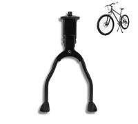 ECOVELO Doble Caballete para Bicicleta, Soporte para bípode para Aparcamiento, Caballete Central de Aluminio, pies Antideslizantes
