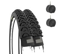 ECOVELO Eba20mae 2 20 x 1,75 (47-406) + Cámaras de Aire | Neumáticos Tacos, Unisex niños, Negro, 20 POLLICI