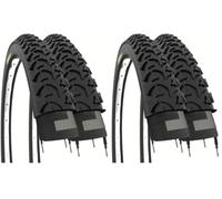 Ecovelò EBC26MBE - 2 neumáticos MTB 26 x 1.95 (50-559) Unisex Adulto, Negro, Talla única (Paquete de 2)